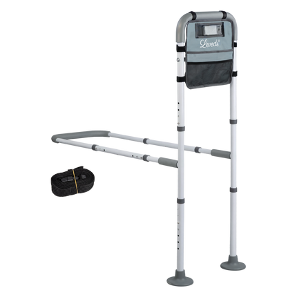 Levede Bed Rail Elderly Adjustable Safety Handle Bed Assist Motion Sensor Light-2061251869212282888