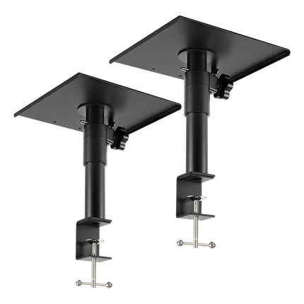 Levede 2x Desk Clamp Speaker Stands Set Adjustable Rotatable Monitor CD Player-2065254308118663176