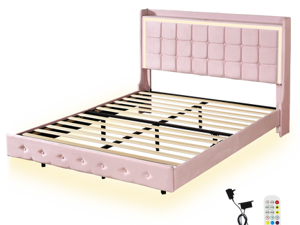 Levede Double Floating Bed Frame-1910112230083530760
