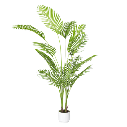 Lambu Artificial Tree Palm Fake Leaves Large Artificial Plants Indoors 180cm-2050056792716742664