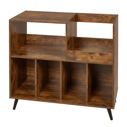 Levede Record Player Stand Vinyl Holder Cabinet Turntable Table 300+ Albums-2061251861998080009