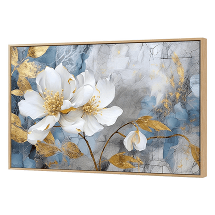 Yezi Large Framed Canvas Wall Art Flower Artwork  Home Bedroom Decor 70x100cm-2061251857585672200
