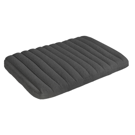 Pawz L Size Orthopedic Dog Bed with Sherpa Plush Removable Cover in Grey-2018816704137793544