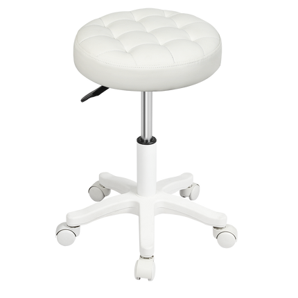 Levede 4x Rolling Bar Stool Swivel Salon SPA Chair Beige-2029387306187755528