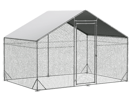 Pawz 200x300x194cm Large Metal Walk-in Chicken Coop Cage-1910112290036912130