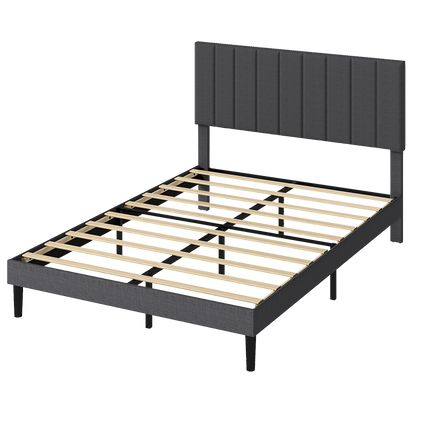Levede Bed Frame Upholstered Platform Mattress Base Queen-2029387289762861064