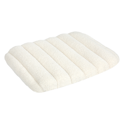 Pawz S Size Orthopedic Dog Bed with Sherpa Plush Removable Cover in White-2018816662094090248