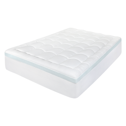 Dreamz Gel Memory Foam Mattress Topper 8cm Double Size-2006733414299996168