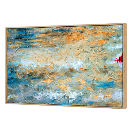 Yezi Modern Canvas Wall Art Large Framed Abstract Painting Decor 70x100cm-2061251858118348808