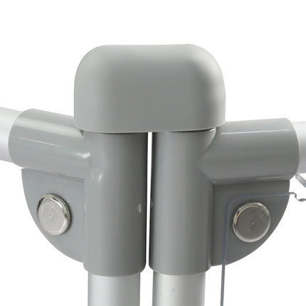 Pawz Pet Playpen Transparent Acrylic Clear Folding Dog Fence Kennel 6 Panel-1975420378624954372