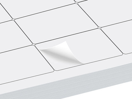 100 Sheet A4 Label White Matte Self Adhesive Sticker-1954802469351591939