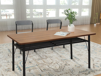 Levede Dining Table Storage Shelf 4-6 Seater 150cm-1910113302139244551