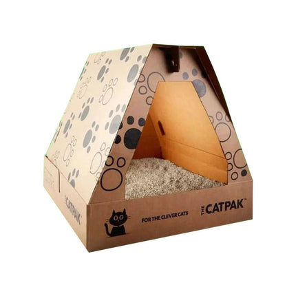 Portable Cat LItter Box 2x 3L Cat Litter 6Ltr With Box-1966287383771090944