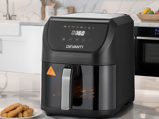 Devanti Air Fryer 5L W/ LCD Touch 1500W