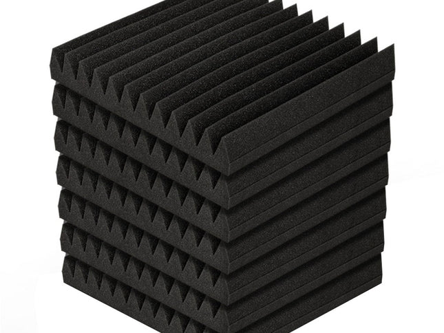 Alpha Acoustic Foam 60pcs 30x30x5cm Sound Absorption Proofing Panel Studio Wedge