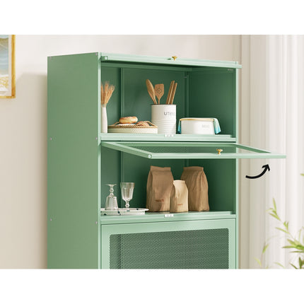 Artiss Buffet Sideboard Metal Cabinet - ELIA Green