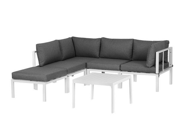 Gardeon 6PCS Outdoor Sofa Set Aluminium Table and Chairs Lounge Patio Furniture