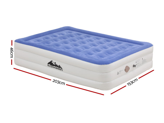 Weisshorn Air Mattress Queen Inflatable Bed 46cm Air bed Cube