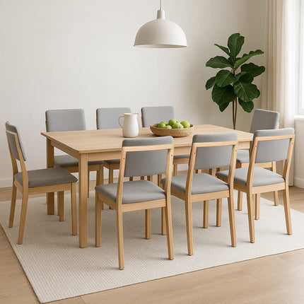 Levede Dining Chairs 8 Upholstered Kitchen Chair-2006732735992958983