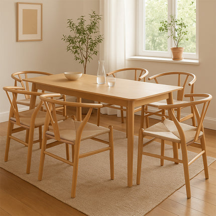 Levede 6x Dining Chairs Wooden Hans-2006732746172534791