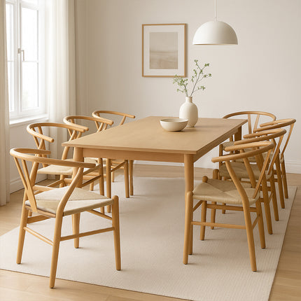 Levede 6x Dining Chairs Wooden Hans-2006732746348695559