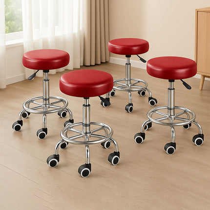 Levede 4x Salon Stool Swivel Barber Stools-2006732742766759943