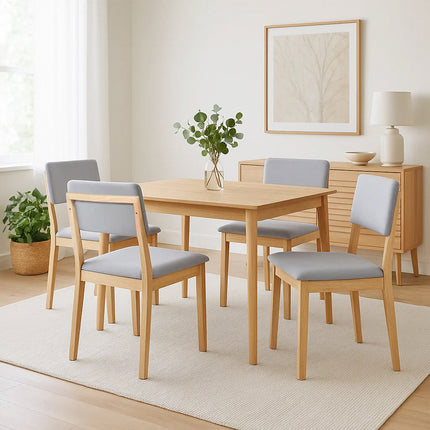 Levede Dining Chairs 4 Upholstered Kitchen Chair-2006732735632248839