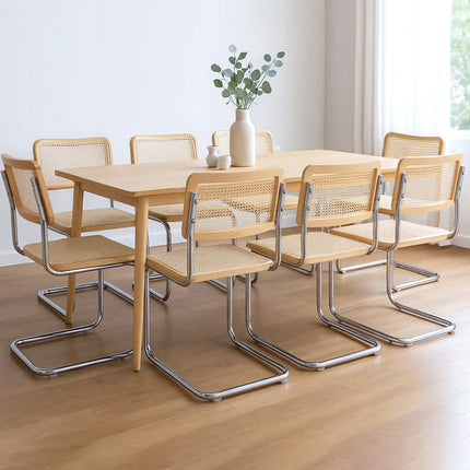 Levede 8x Rattan Chair Dining Chairs-2006732732247445511