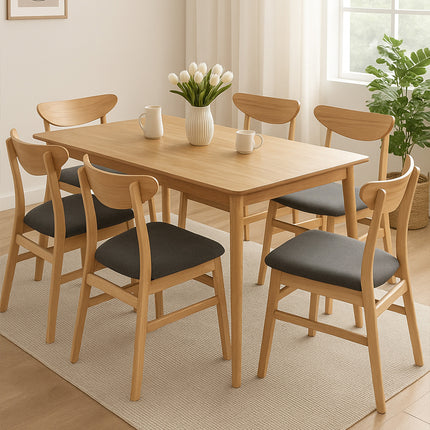 Levede 6xDining Chairs Kitchen Chair Nature-2006732724655755271