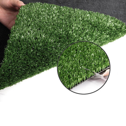 Prime Turf Artificial Grass 1mx20m 17mm Synthetic Fake Lawn Turf Plant Plastic Olive
