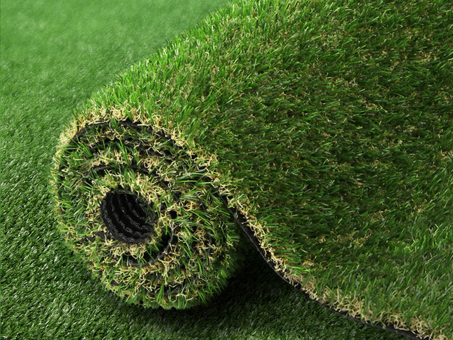 Prime Turf Artificial Grass 30mm 2mx5m Synthetic Fake Lawn Turf Plastic Plant 4-coloured