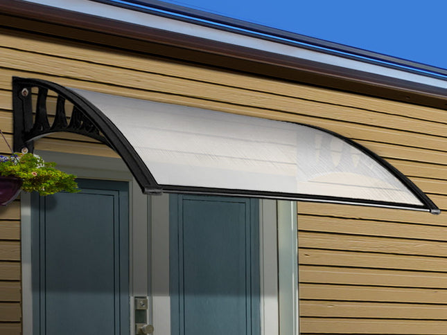 Instahut Window Door Awning 1mx1.5m Transparent