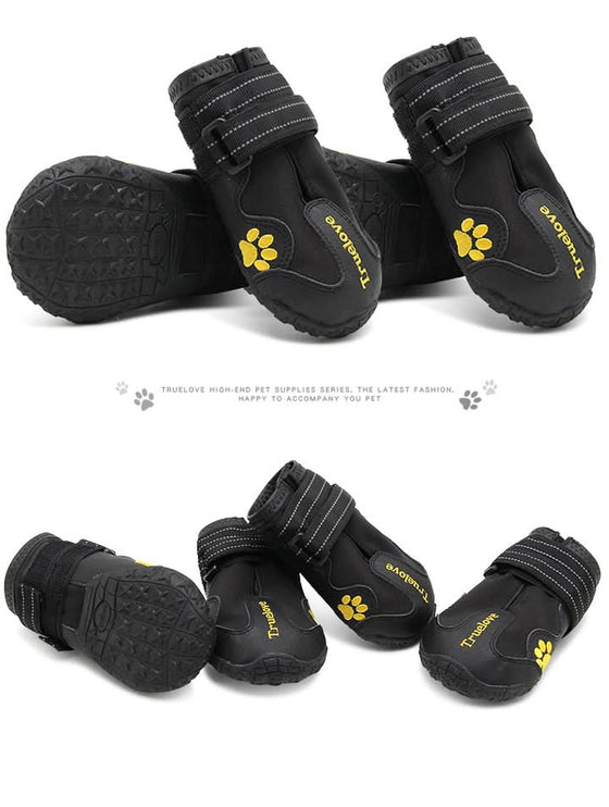 True Love Outdoor Adventure Dog Shoes - Black, Size 6-1962324871170101250