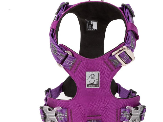 True Love Lightweight Reflective Harness - Purple, XS-1831155642560286721