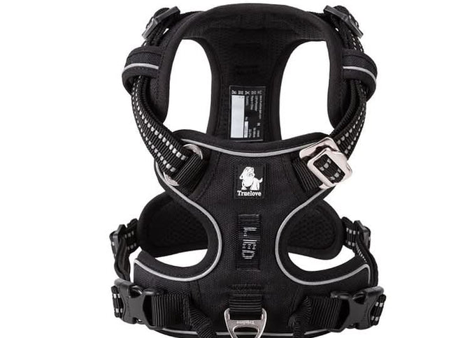 True Love No Pull Explosion Proof Dog Harness - Black, S-1831155630392610817