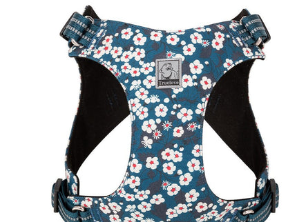 True Love Floral Doggy Harness - Blue, XS-1831155624671580163