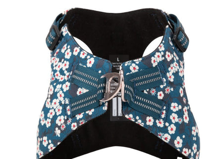 True Love Floral Doggy Harness - Blue, XS-1831155624671580164