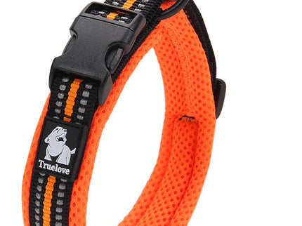 True Love Heavy Duty Reflective Dog Collar - Orange, 2XL-1831155603020582912