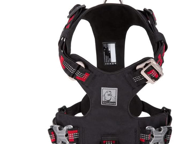 True Love Lightweight Reflective Harness - Black, XL-1831155642300239873