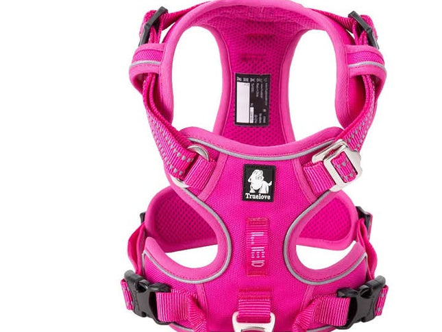 True Love No Pull Explosion Proof Dog Harness - Pink, M-1831155630099009537