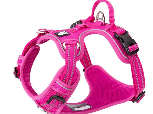 True Love No Pull Explosion Proof Dog Harness - Pink, M-1831155630103203840