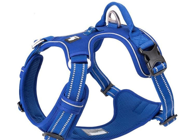 True Love No Pull Explosion Proof Dog Harness - Blue, XL-1831155629721522178