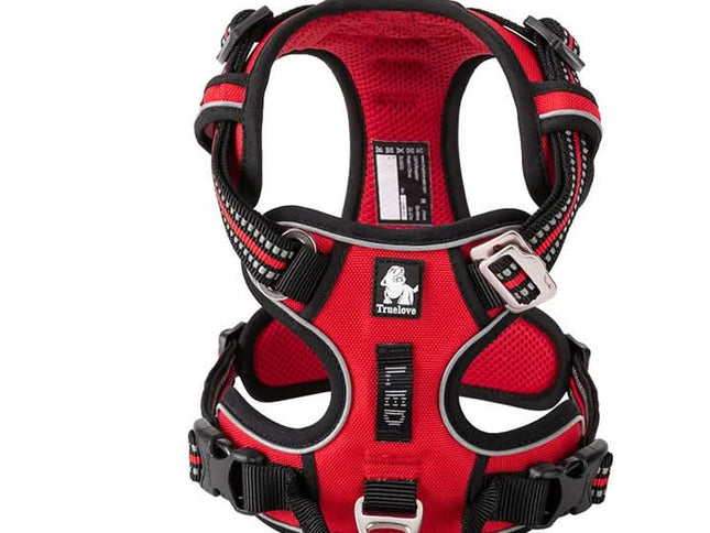 True Love No Pull Explosion Proof Dog Harness - Red, S-1831155634620469249