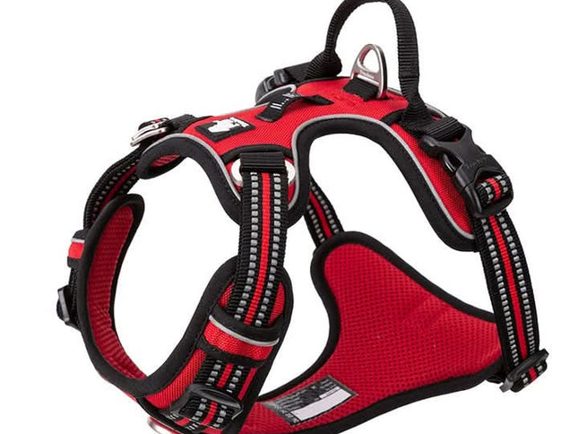 True Love No Pull Explosion Proof Dog Harness - Red, M-1831155634750492674