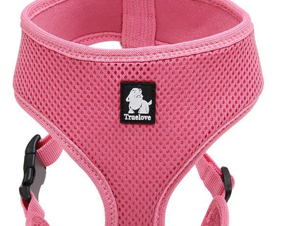Dog Harness with Steel D Ring - Pink, M-1831155619751661568