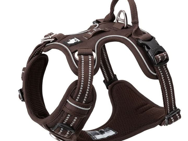 True Love No Pull Explosion Proof Dog Harness - Brown, XL-1831155633580281858