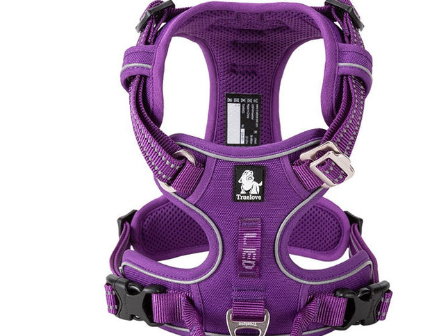 True Love No Pull Explosion Proof Dog Harness - Purple, XS-1831155633706110976