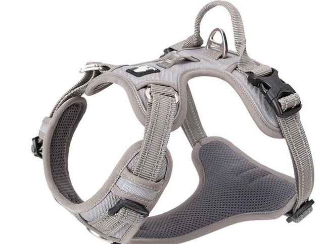 True Love No Pull Explosion Proof Dog Harness - Grey, M-1831155631604764674