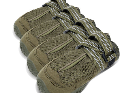 Whinhyepet Outdoor Adventure Dog Shoes - Green, Size 5-1831155666723672064
