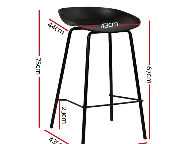 Artiss 4x Bar Stools Kitchen Counter Stools Metal